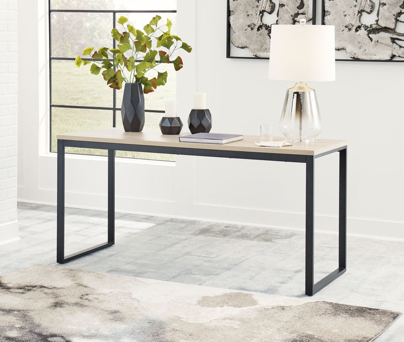 Waylowe - Natural / Black - Home Office Desk.