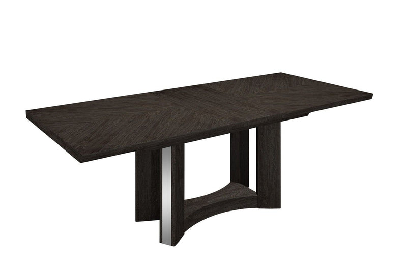 D59 - Dining Table And 6 Chair Set - Gray.