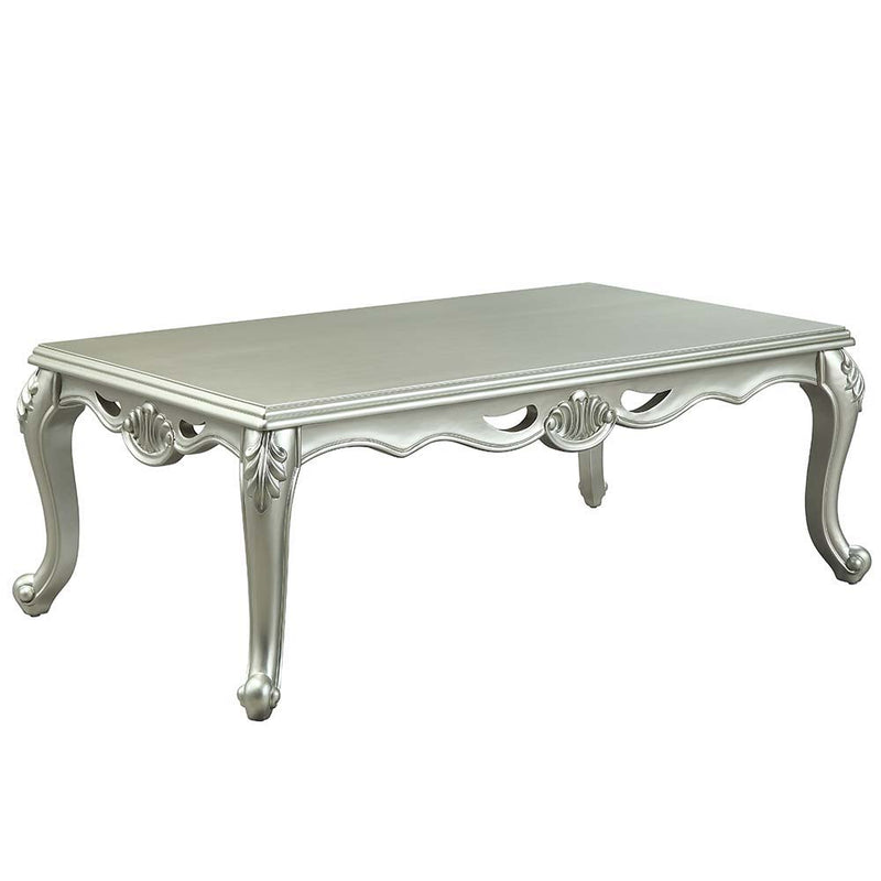 Qunsia - Coffee Table - Champagne Finish - Grand Furniture GA