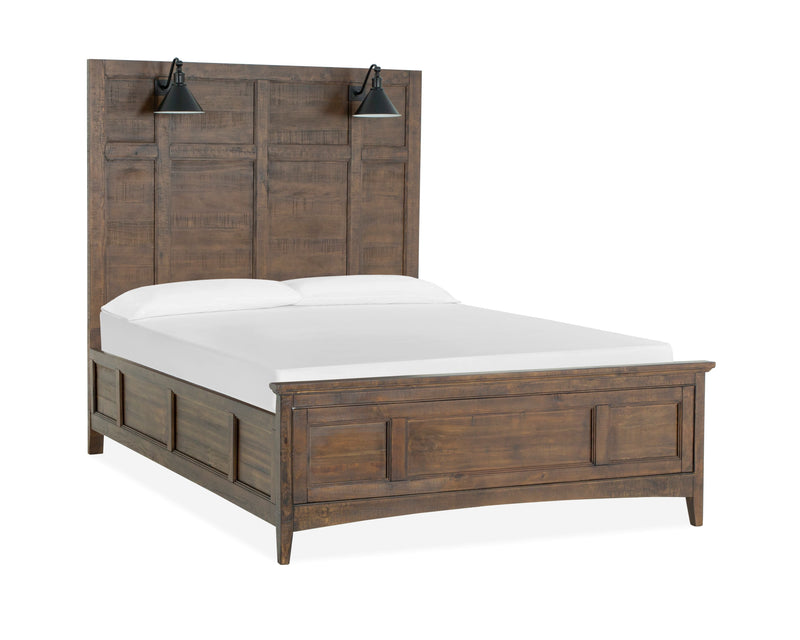 Bay Creek - Complete Lamp Panel Bed With Regular Rails.