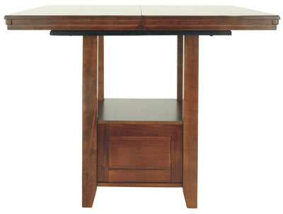 Ralene - Medium Brown - Rect Drm Counter Ext Table.