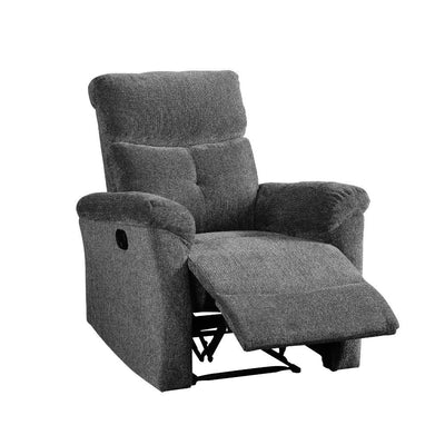 Treyton - Recliner - Gray Chenille - Grand Furniture GA