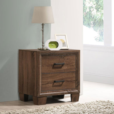 Brandon - 2-Drawer Nightstand - Medium WArm - Brown - Grand Furniture GA