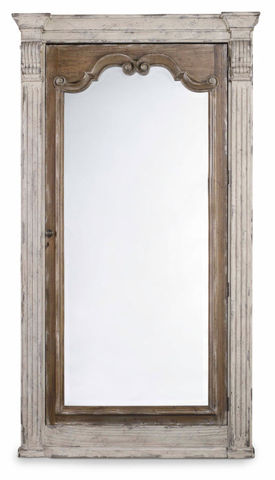 Chatelet - Floor Mirror With Jewelry Armoire Storage - Paris Vintage.