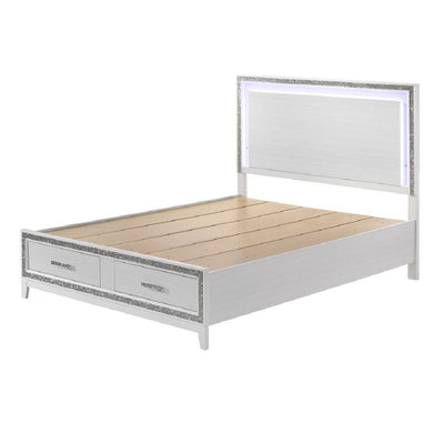 Haiden - Eastern King Bed - White