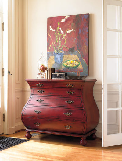 Bombe Chest - Red - Accent Chests - Grand Furniture GA