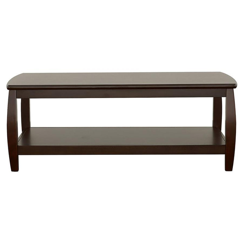 Dixon - Rectangular Coffee Table With Lower Shelf - Espresso.