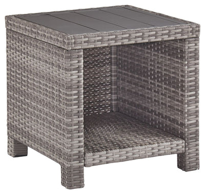 Salem - Gray - Square End Table.