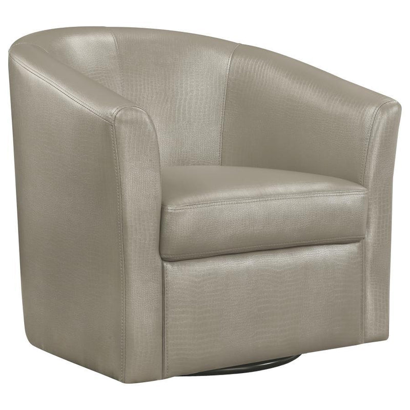 Turner - Upholstery Sloped Arm Accent Swivel Chair.