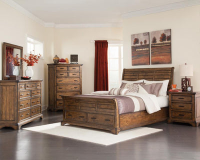 Elk Grove - 9-Drawer Dresser With Jewelry Tray - Vintage Bourbon.