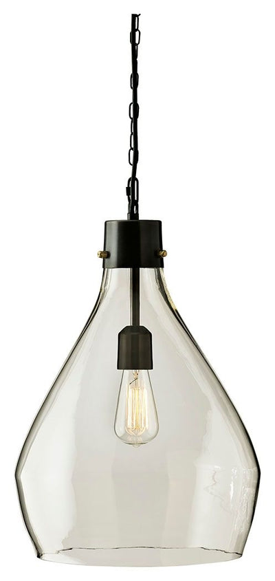 Avalbane - Clear / Gray - Glass Pendant Light.