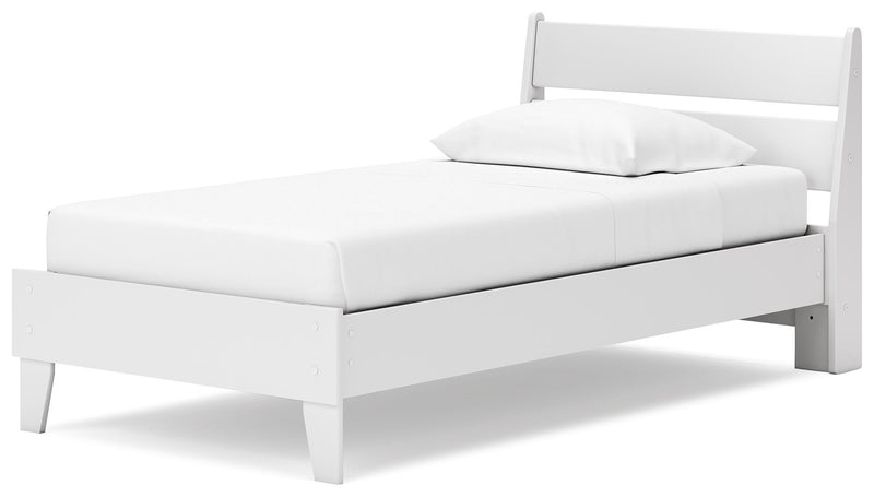 Socalle - Two-tone - Twin Panel Platform Bed