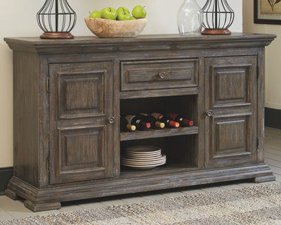 Wyndahl - Rustic Brown - Dining Room Server.