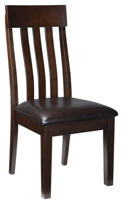 Haddigan - Dark Brown - Dining Uph Side Chair (Set of 2).