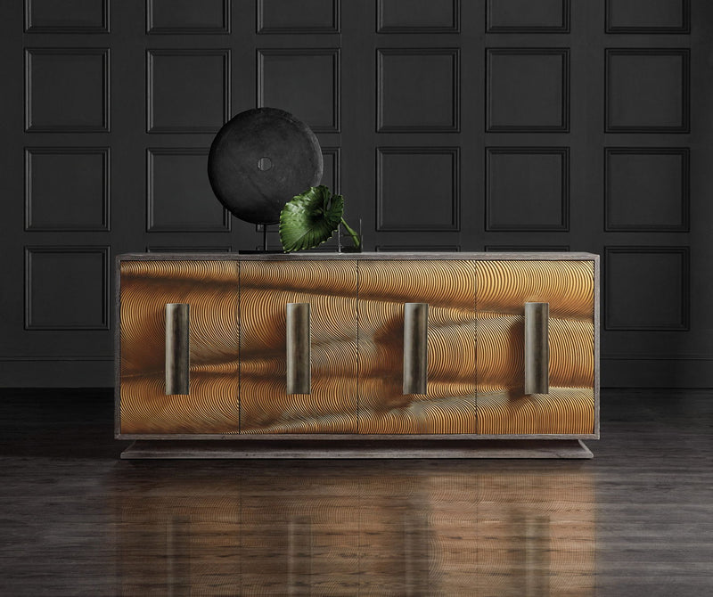 Melange - Swaley 4-Door Credenza