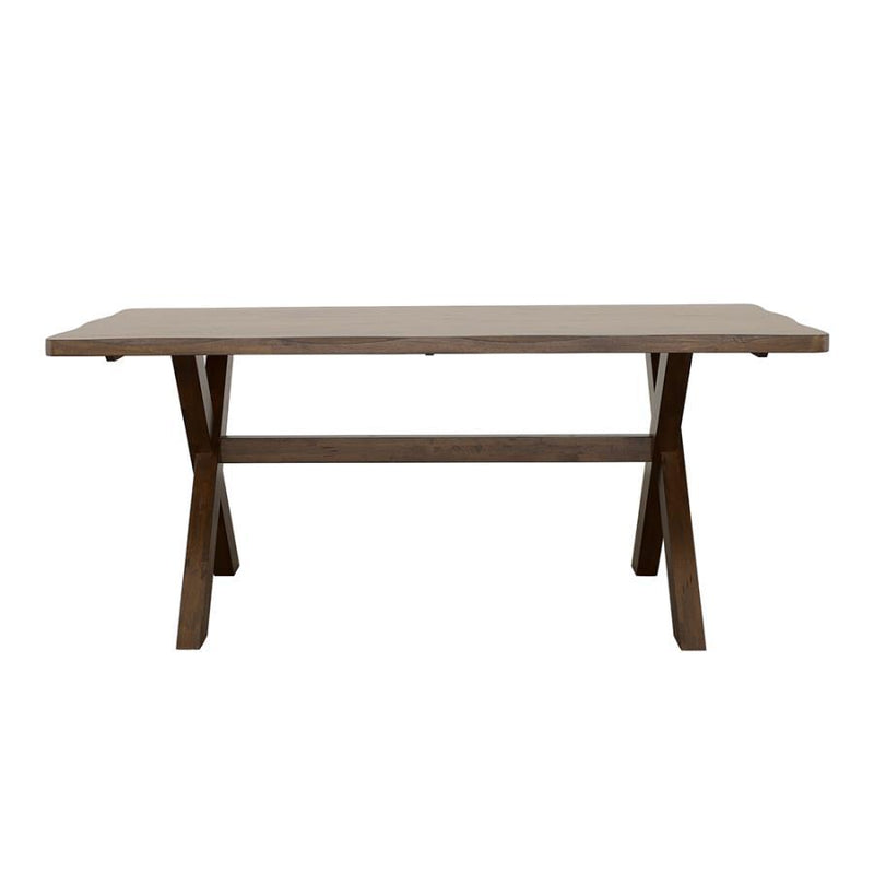 Alston - X-Shaped Dining Table - Knotty Nutmeg.