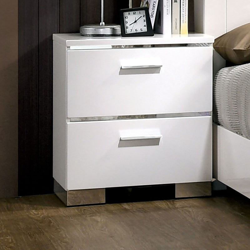 Carlie - Nightstand - White