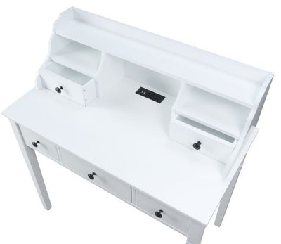 Agia - Desk - White Finish - Grand Furniture GA