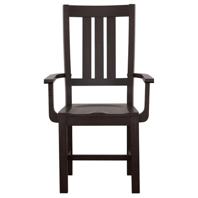 Calandra - Slat Back Arm Chairs (Set of 2) - Vintage Java.