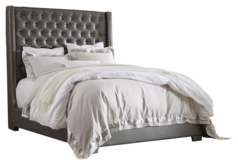 Coralayne - Gray - King/Cal King Uph Headboard.