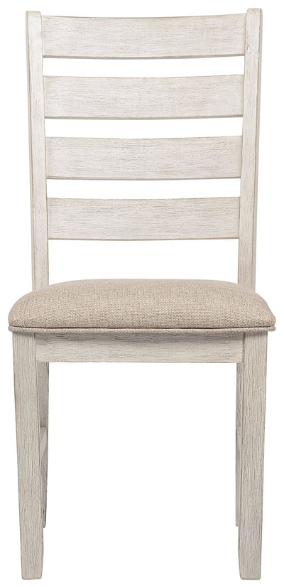 Skempton - White - Dining Uph Side Chair (Set of 2) - Grand Furniture GA