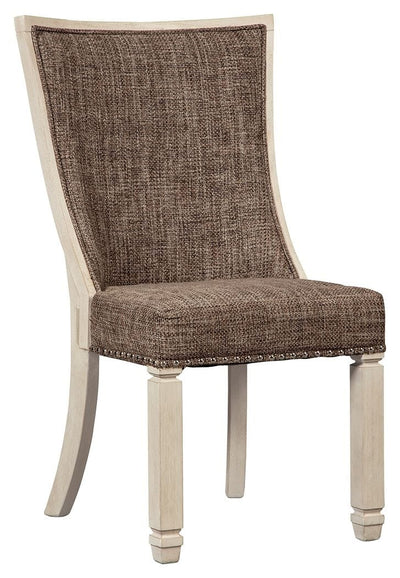 Bolanburg - Brown / Beige - Dining Uph Side Chair (Set of 2) - Lattice Back.