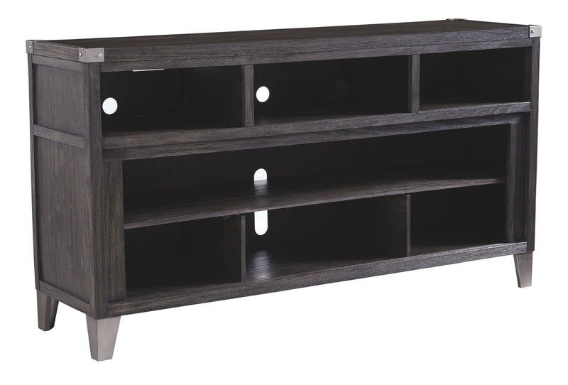 Todoe - Gray - LG TV Stand W/Fireplace Option.