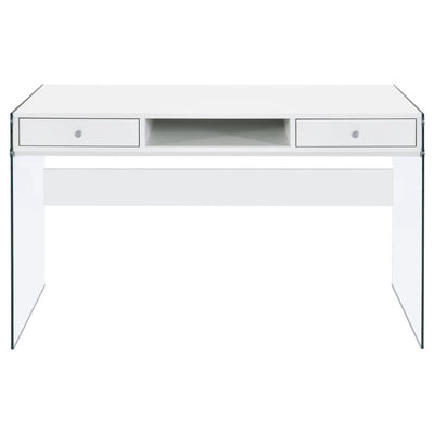 Dobrev - 2-drawer Writing Desk - Grand Furniture GA