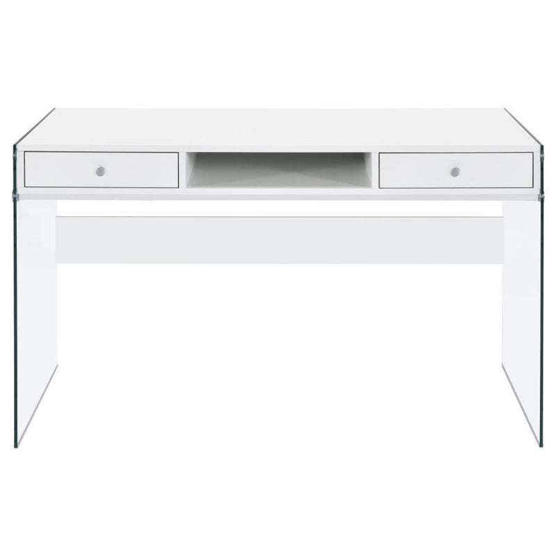 Dobrev - 2-drawer Writing Desk - Grand Furniture GA