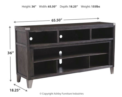 Todoe - Gray - LG TV Stand W/Fireplace Option.