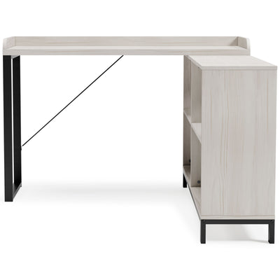 Bayflynn - White / Black - L-desk.