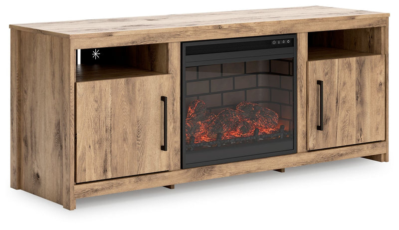 Hyanna - TV Stand With Fireplace Insert