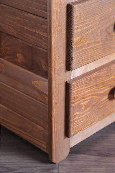 Lea - Nightstand - Mahogany