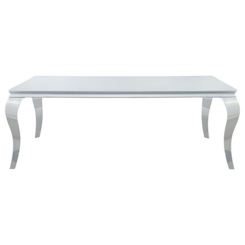 Carone - Rectangular Glass Top Dining Table - Dining Tables - Grand Furniture GA