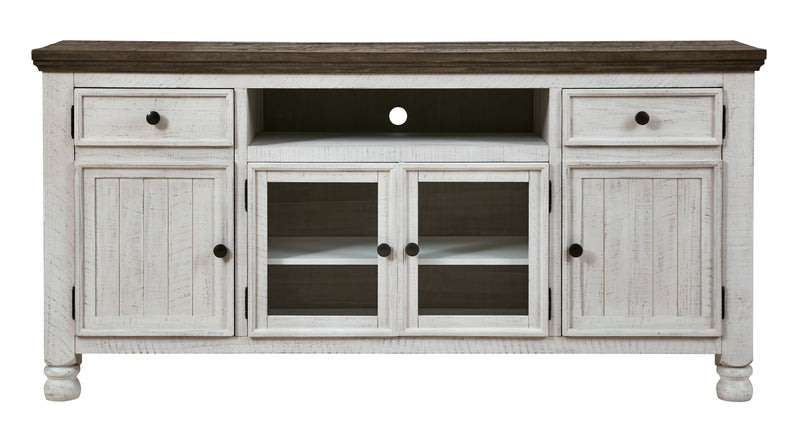 Havalance - Brown / Beige - Extra Large TV Stand - 4 Doors.