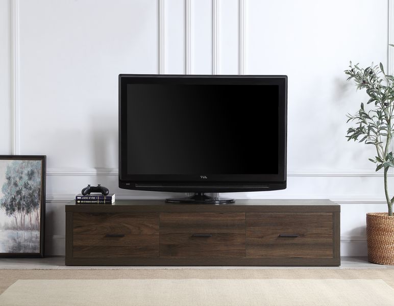 Harel - TV Stand - Walnut Finish - Grand Furniture GA