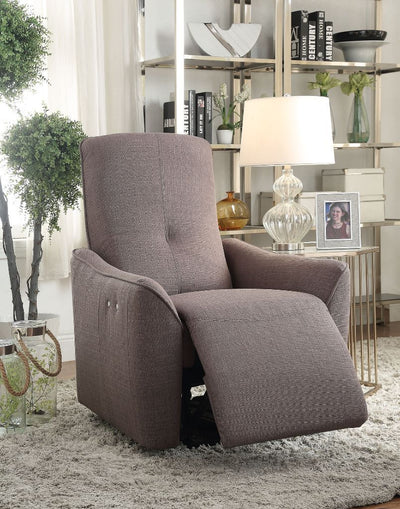 Agico - Recliner - Gray Fabric - Grand Furniture GA