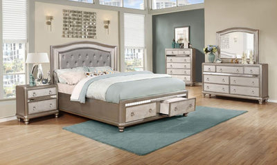 Bling Game - Upholstered Storage Bed - Grand Furniture GA