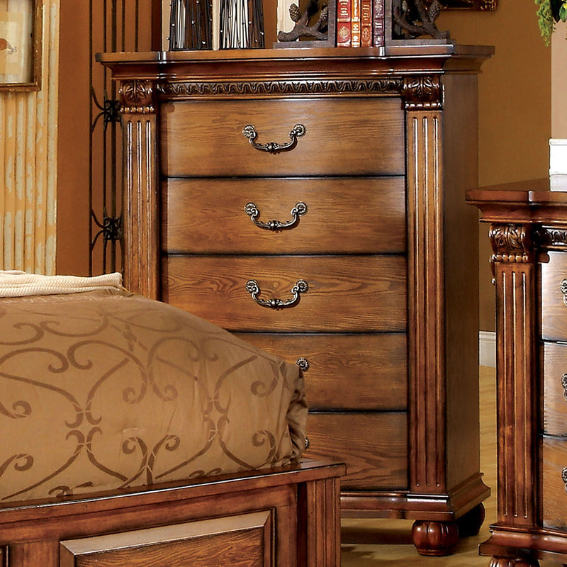 Bellagrand - Chest - Antique Tobacco Oak - Grand Furniture GA