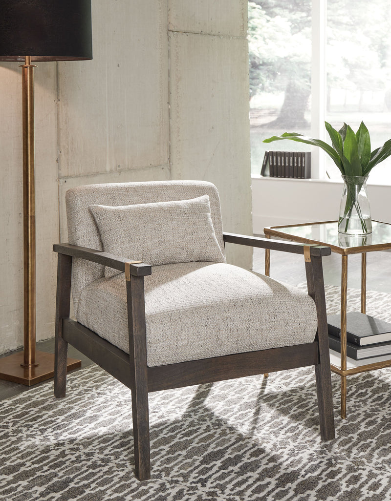 Balintmore - Cement - Accent Chair.