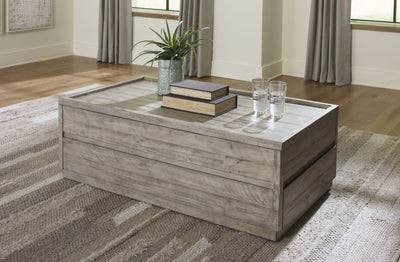 Naydell - Gray - Lift Top Cocktail Table