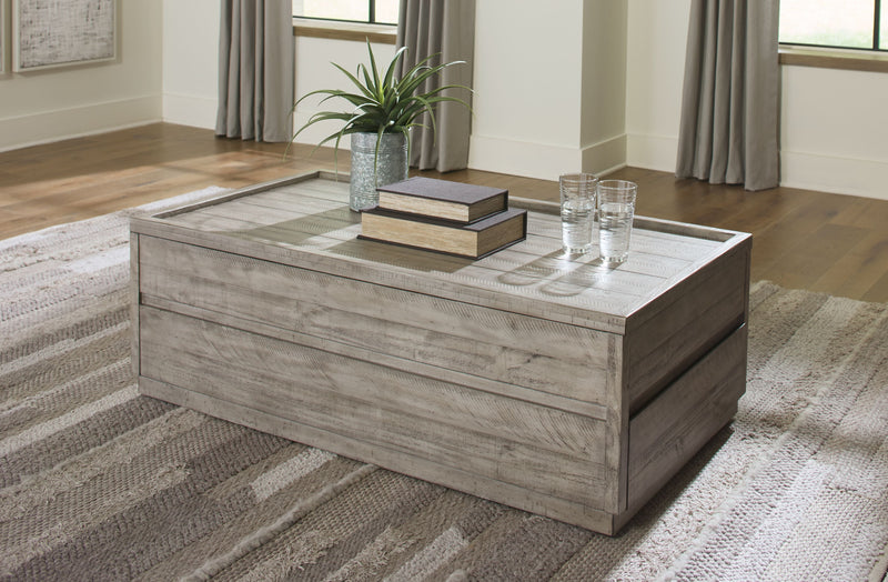 Naydell - Gray - Lift Top Cocktail Table