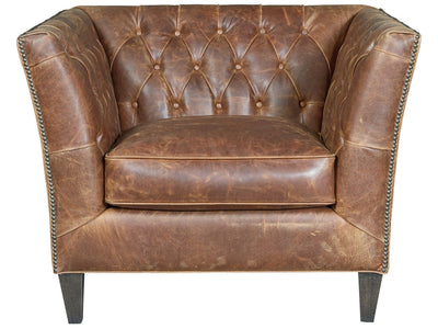 Curated - Duncan Chair - Dark Brown - Club Chairs - Grand Furniture GA