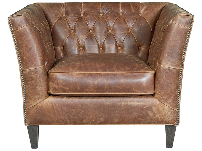 Curated - Duncan Chair - Dark Brown - Club Chairs - Grand Furniture GA