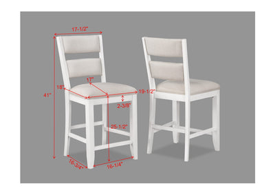 Wendy - Counter Height Chair (Set of 2) - Gray - Grand Furniture GA