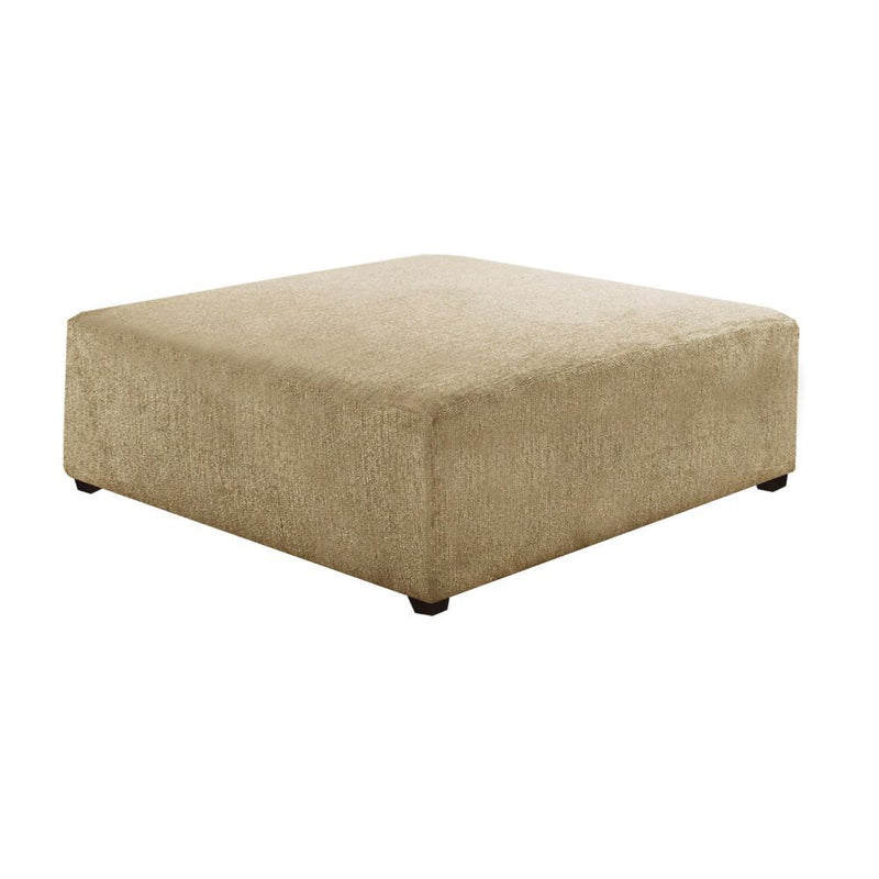 Vassenia - Ottoman - 2-Tone Latte Chenille - Grand Furniture GA