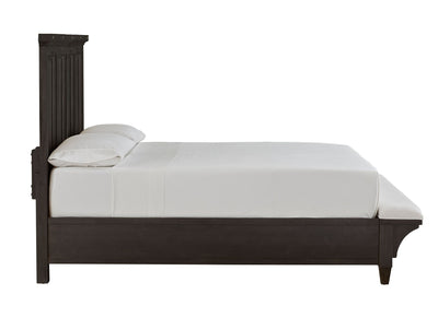 Sierra - Complete Panel Bed With Upholstered Footboard.