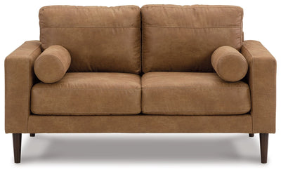 Telora - Caramel - Loveseat.