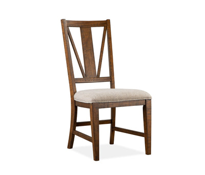 Bay Creek - Dining Side Chair With Upholstered Seat (Set of 2) - Toasted Nutmeg.