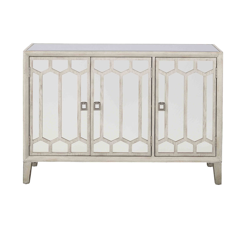 Windsor - Three Door Credenza - Burnished White.